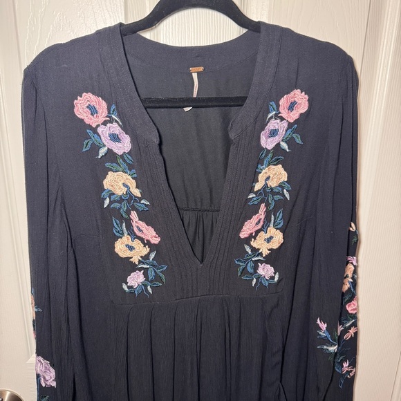 Free People Mia Floral Embroidered Long Sleeve Dress - Picture 2 of 12